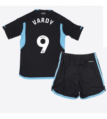 Leicester City Jamie Vardy #9 Segunda Equipación Niños 2023-24 Manga Corta (+ Pantalones cortos)